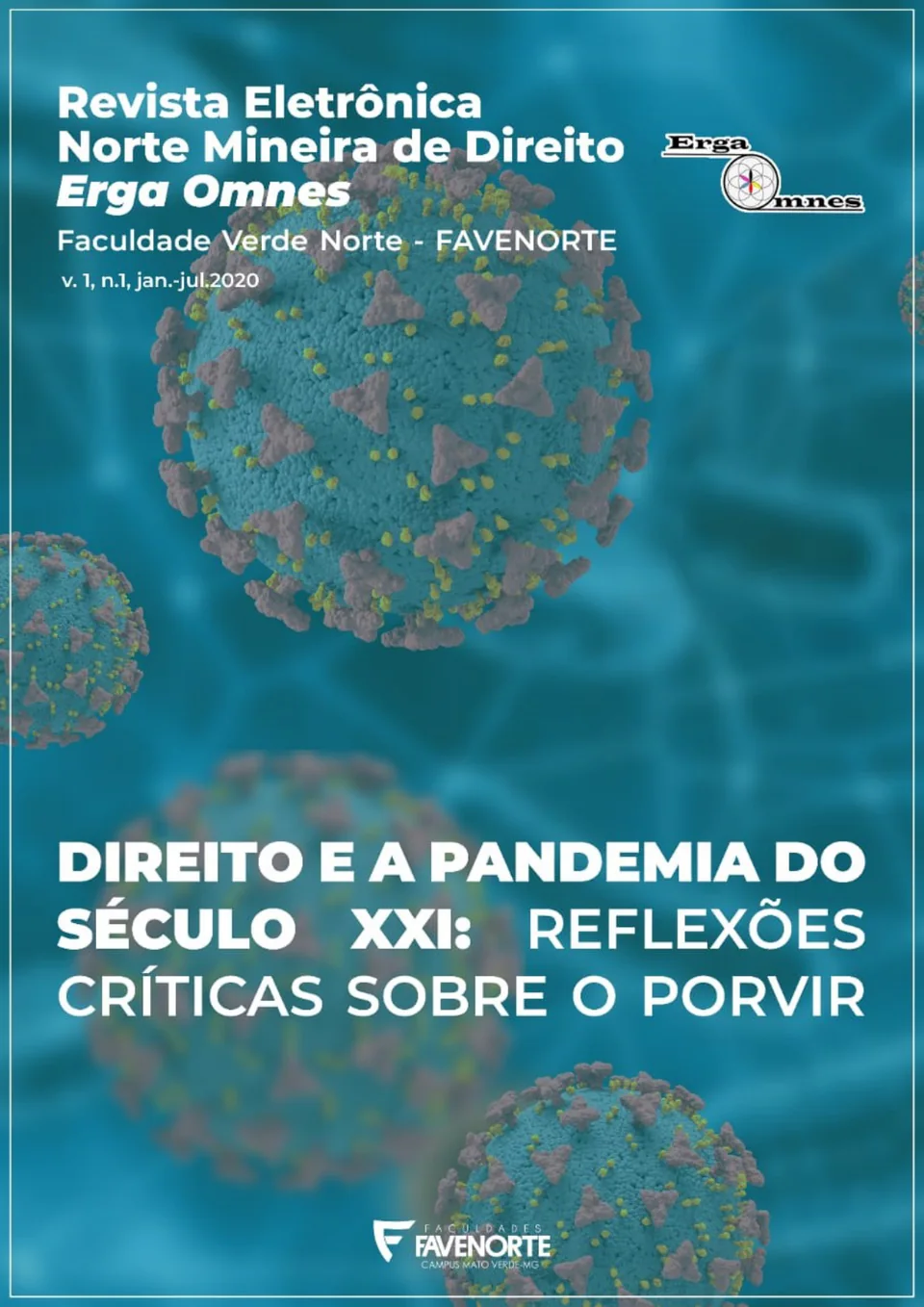 Capa: Direito e a pandemia do século XXI: reflexões críticas sobre o porvir (v. 1, n. 1, jan.–jul. 2020)